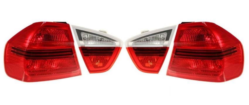 BMW Tail Light Kit - Driver and Passenger Side Inner and Outer 63217161956 - Magneti Marelli 1589525KIT